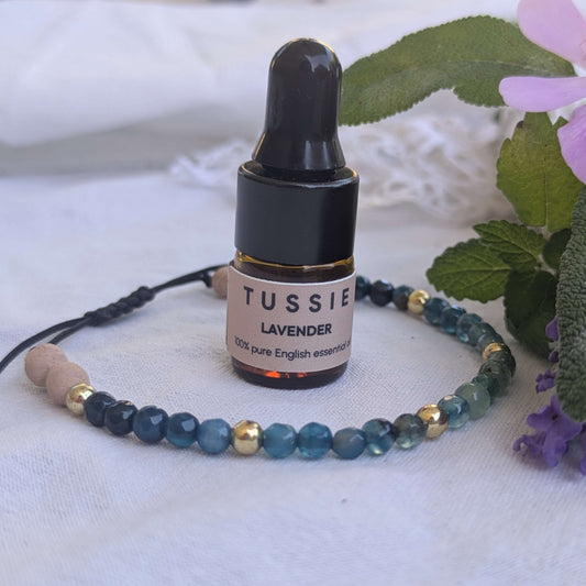 Blue Agate Aromatherapy Bracelet