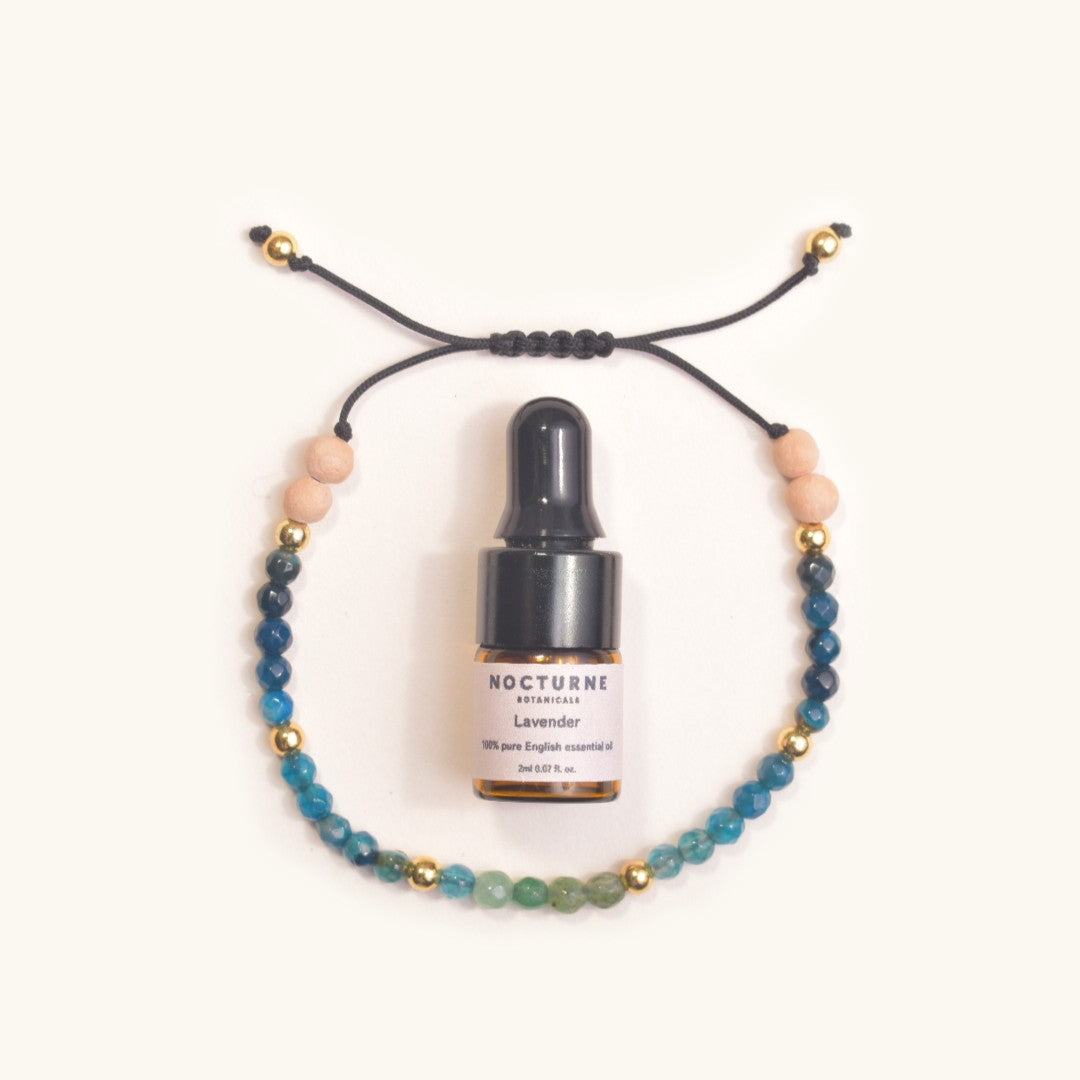 Blue Agate Aromatherapy Bracelet
