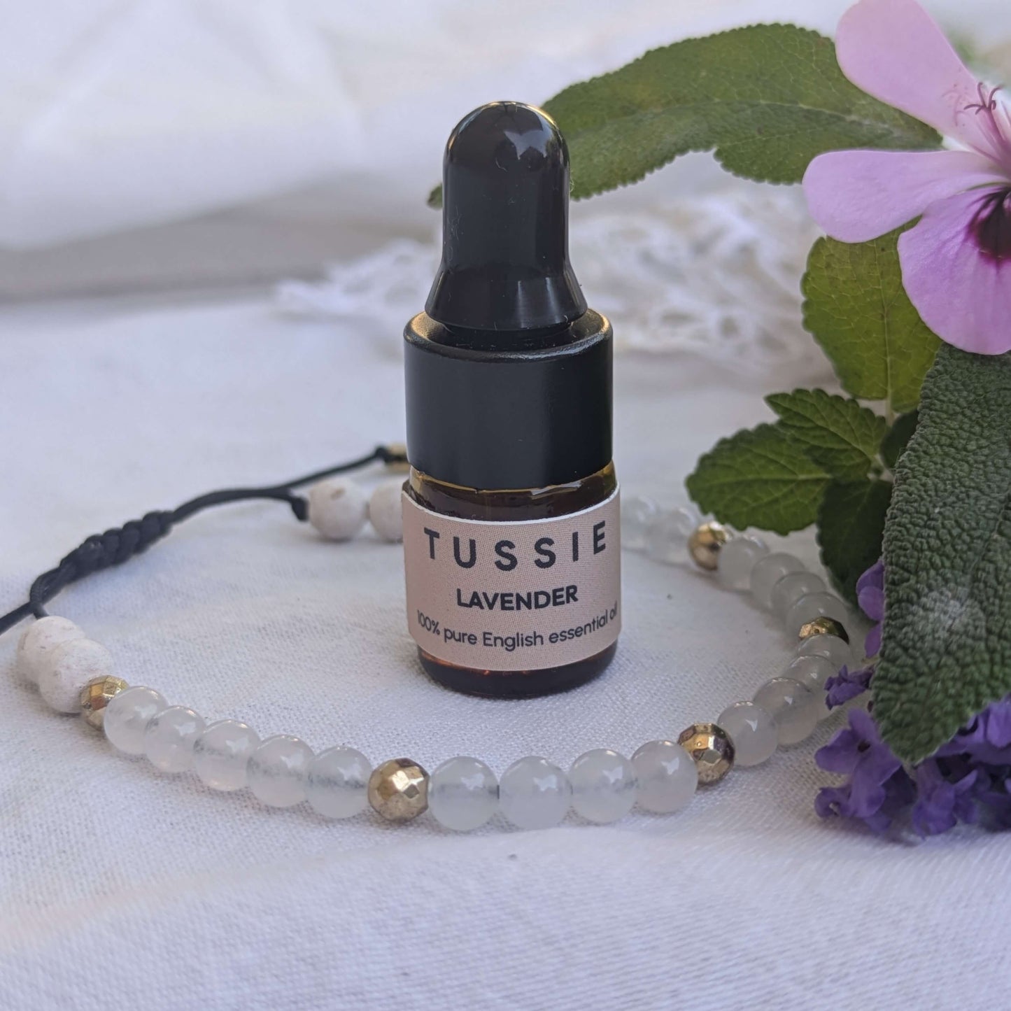 White Jade Aromatherapy Bracelet
