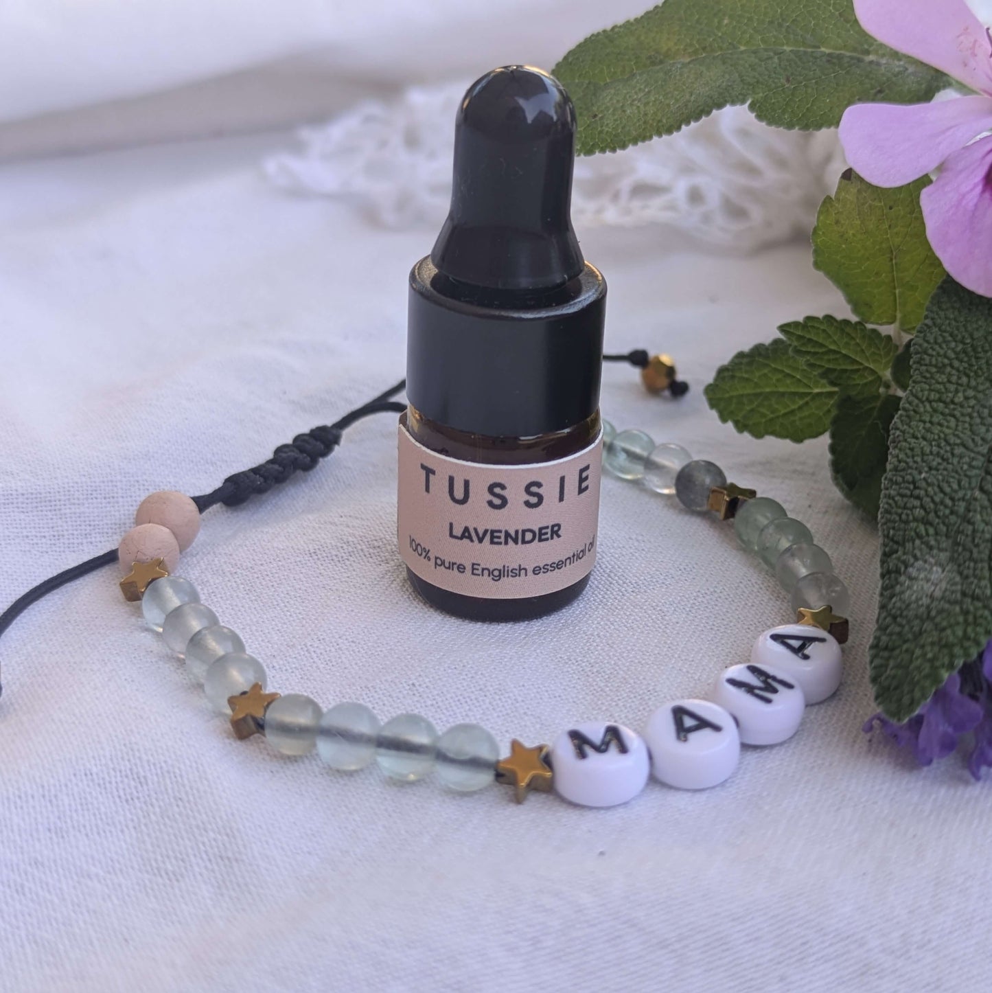 Fluorite 'MAMA' Aromatherapy Bracelet