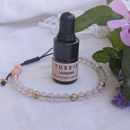 Rose Quartz Aromatherapy Bracelet