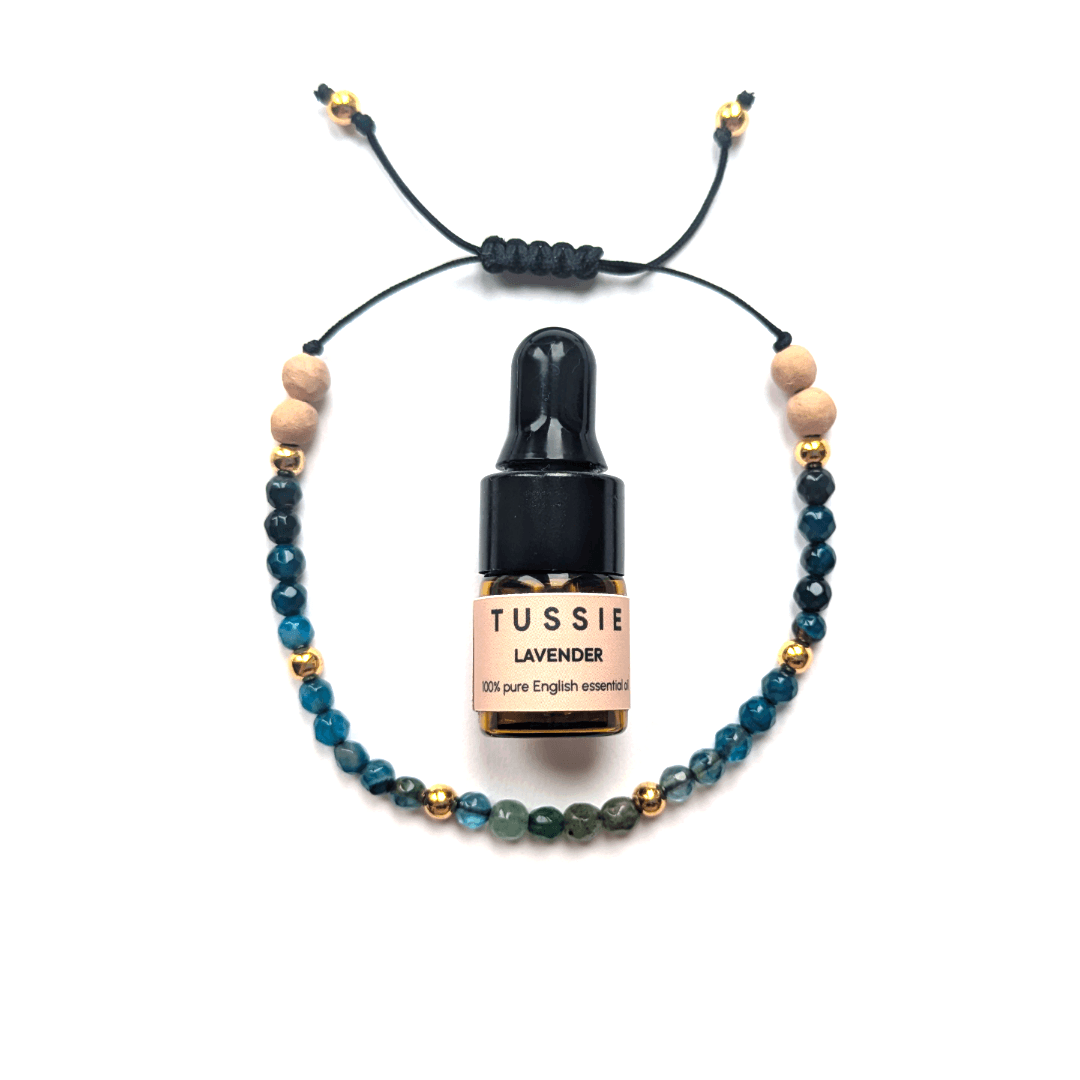 Blue Agate Aromatherapy Bracelet