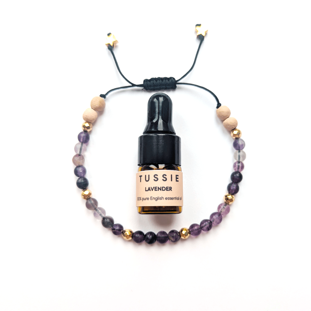 Purple Fluorite Aromatherapy Bracelet